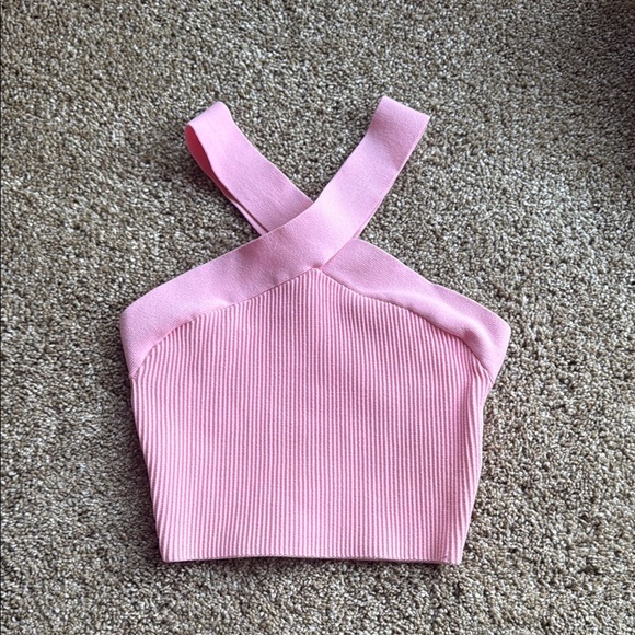 Pink Ribbed Top - Picture 2 of 4
